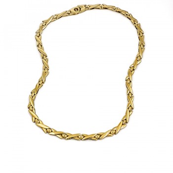 9ct gold 20.7g 16 inch unusual Necklace